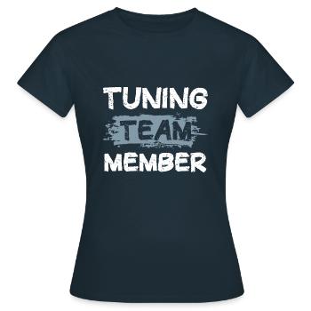 Équipe de tuning - T-shirt Femme - marine - Devant - AI Model Female 172 dark (172cm)
