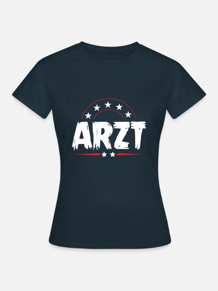 Arzt Beruf - Frauen T-Shirt - Navy