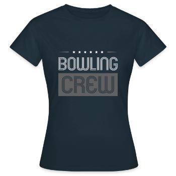 Équipe de bowling - T-shirt Femme - marine - Devant - AI Model Female 172 dark (172cm)