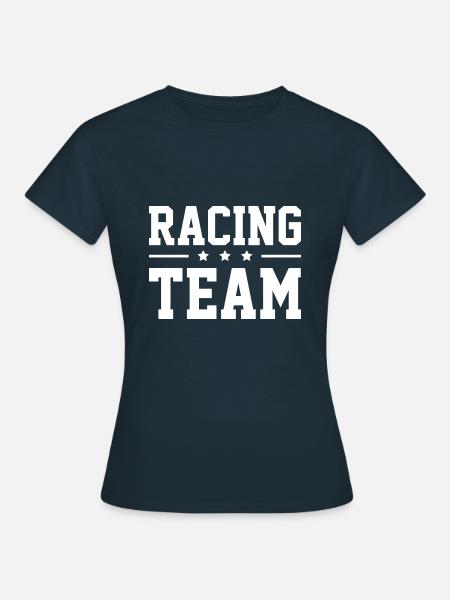 Racing Team - Frauen T-Shirt - Navy