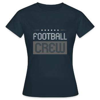 Équipe de football - T-shirt Femme - marine - Devant - AI Model Female 172 dark (172cm)