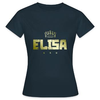TEST ELISA - T-shirt Femme - marine - Devant - AI Model Female 172 dark (172cm)