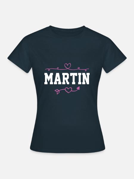 Martin - Frauen T-Shirt - Navy