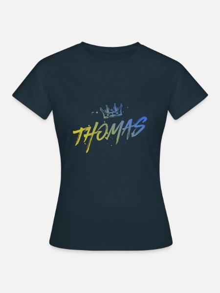 Thomas - Frauen T-Shirt - Navy