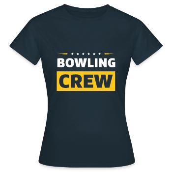 Équipe de bowling - T-shirt Femme - marine - Devant - AI Model Female 172 dark (172cm)
