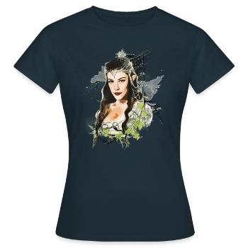 The Lord Of The Rings Aragorns Wife Arwen - Women's T-Shirt - navy - Front - AI Model Female 172 dark (172cm)