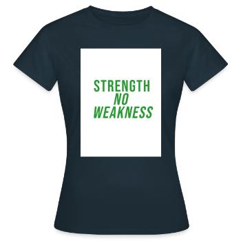 Strength Club - Frauen T-Shirt - Navy - Vorne - AI Model Female 172 dark (172cm)