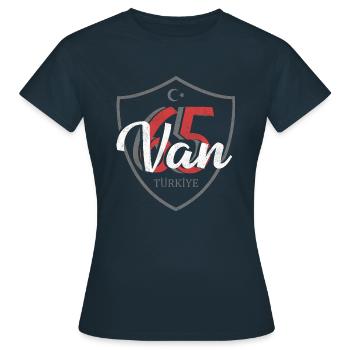 Fourgon - T-shirt Femme - marine - Devant - AI Model Female 172 dark (172cm)
