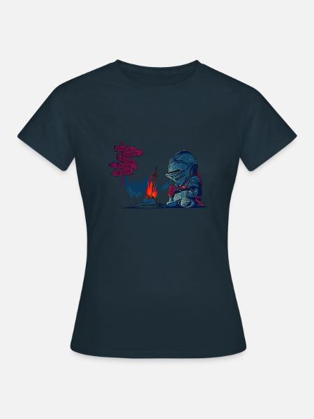 Dark deathtiny - T-shirt Femme - marine