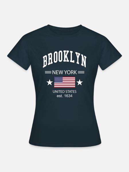 Brooklyn - Frauen T-Shirt - Navy