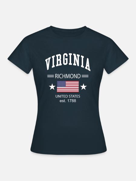 Virginia - Frauen T-Shirt - Navy
