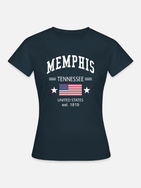 Memphis - Frauen T-Shirt - Navy