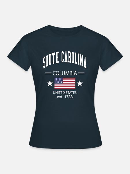 South Carolina - Frauen T-Shirt - Navy