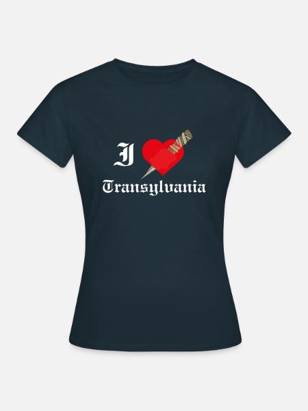 Ich liebe Siebenbürgen - Frauen T-Shirt - Navy