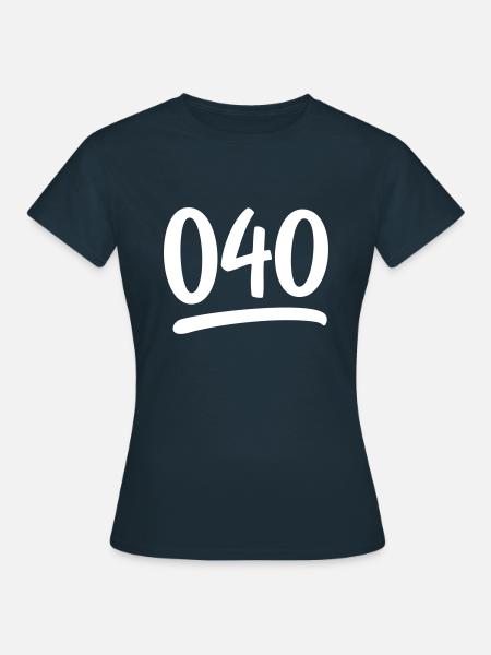 040 Handschrift - Frauen T-Shirt - Navy