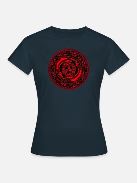 Dauphins celtes - T-shirt Femme - marine