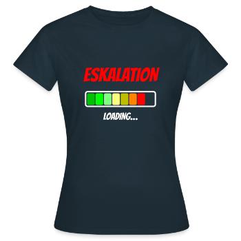 Escalade chargement barre de chargement escalade partie - T-shirt Femme - marine - Devant - AI Model Female 172 dark (172cm)