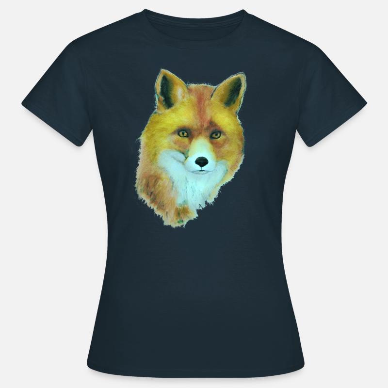 Fox - Women's T-Shirt - navy