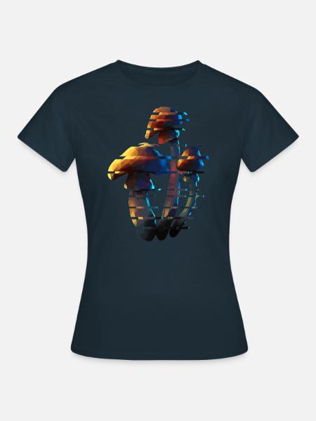 Pilze - Frauen T-Shirt - Navy
