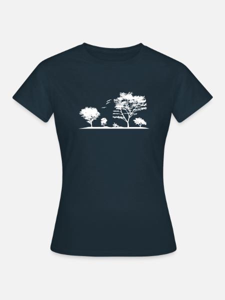 Wald - Frauen T-Shirt - Navy