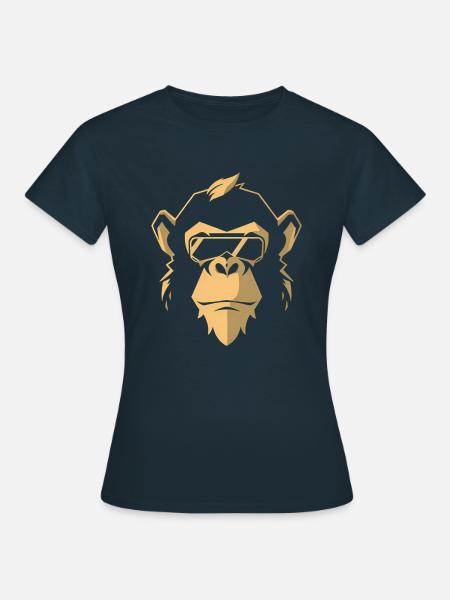 G Monkey - Frauen T-Shirt - Navy