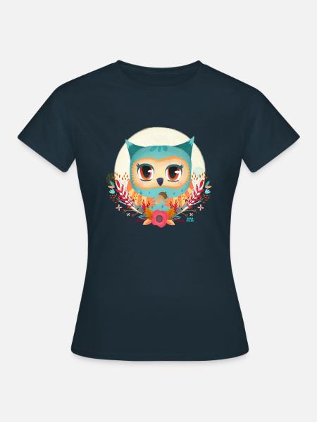 Schöne Herbstfarbe - Frauen T-Shirt - Navy