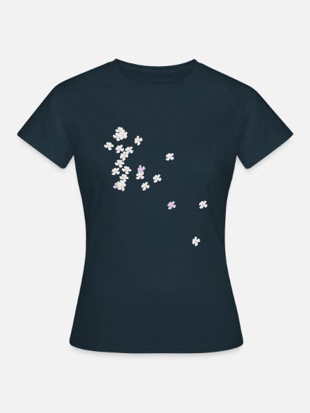 flower - Women's T-Shirt - navy