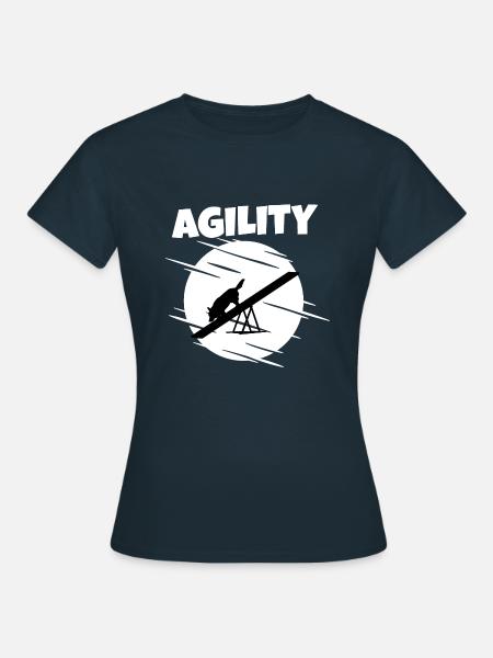 Agility Hundesport - Frauen T-Shirt - Navy