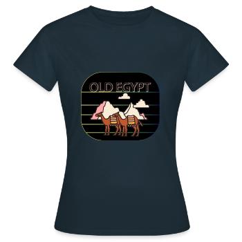 Ancient Egypt - Women's T-Shirt - navy - Front - AI Model Female 172 dark (172cm)