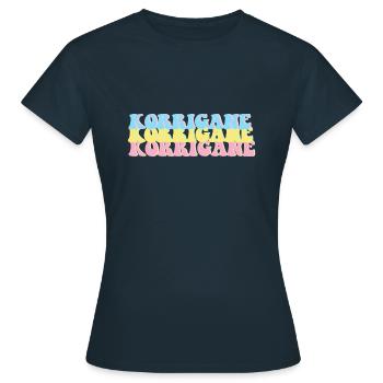 Korrigane en couleur - T-shirt Femme - marine - Devant - AI Model Female 172 dark (172cm)