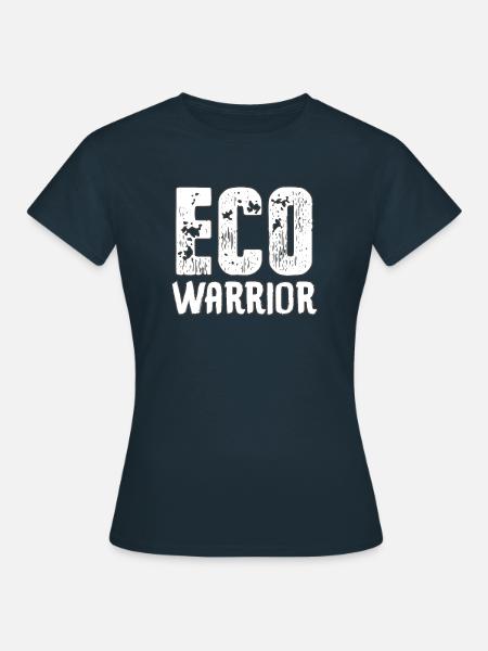 Eco Warrior J - Frauen T-Shirt - Navy