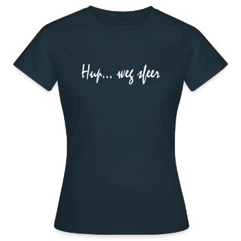 atmosphère éloignée - T-shirt Femme - marine - Devant - AI Model Female 172 dark (172cm)