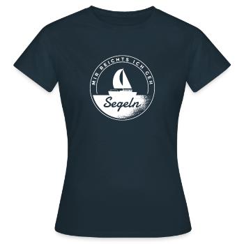 Il me suffit de faire de la voile - T-shirt Femme - marine - Devant - AI Model Female 172 dark (172cm)