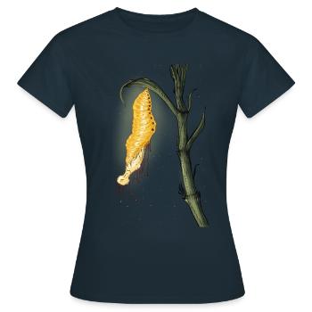 mite - T-shirt Femme - marine - Devant - AI Model Female 172 dark (172cm)
