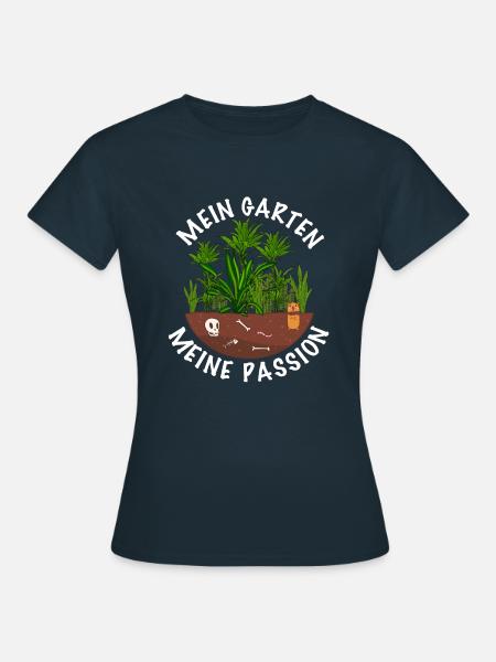 Hobbygärtnerin Garten - Frauen T-Shirt - Navy