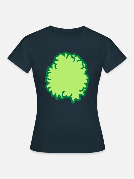 Kleines Gebüsch Comic - Frauen T-Shirt - Navy