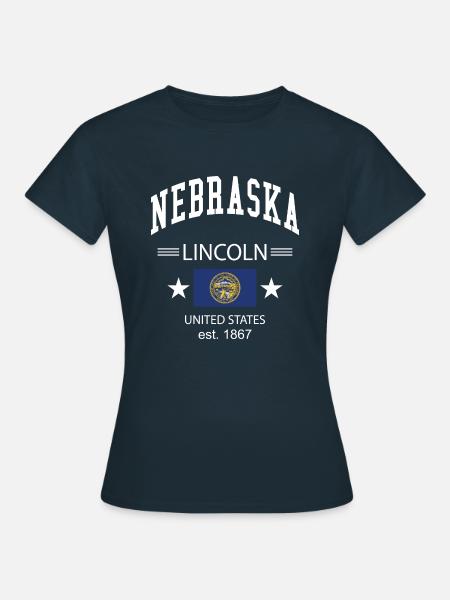 Nebraska - Frauen T-Shirt - Navy