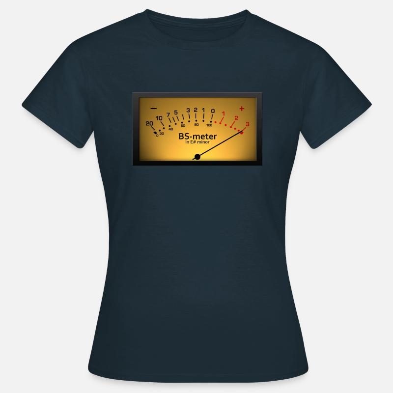 BS Meter in E# minor - Frauen T-Shirt - Navy