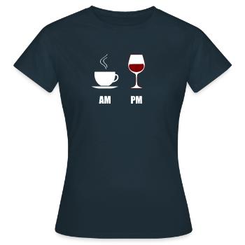 Am & Pm - Women's T-Shirt - navy - Front - AI Model Female 172 dark (172cm)