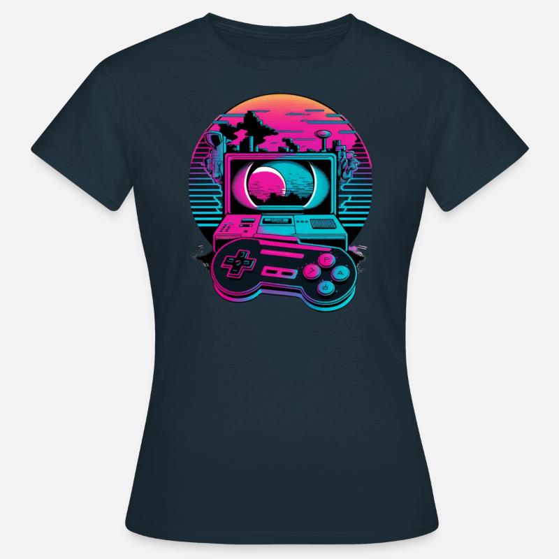 Console Controller Gaming - Maglietta da donna - navy