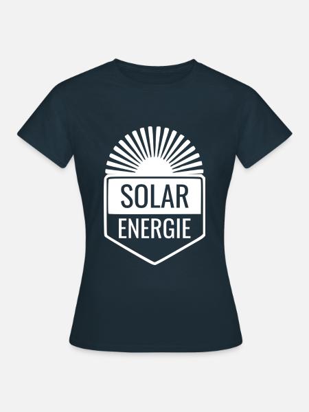 SOLARENERGIE - Frauen T-Shirt - Navy