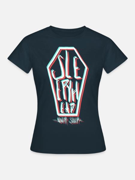 Cercueil de voyage - T-shirt Femme - marine