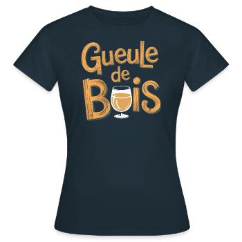 Gueule de bois - T-shirt Femme - marine - Devant - AI Model Female 172 dark (172cm)