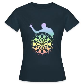 Dart - Women's T-Shirt - navy - Front - AI Model Female 172 dark (172cm)
