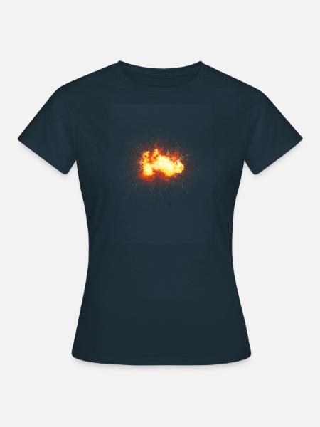 Explosion - Frauen T-Shirt - Navy