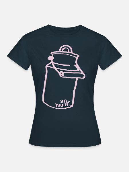 milkkanne - Frauen T-Shirt - Navy