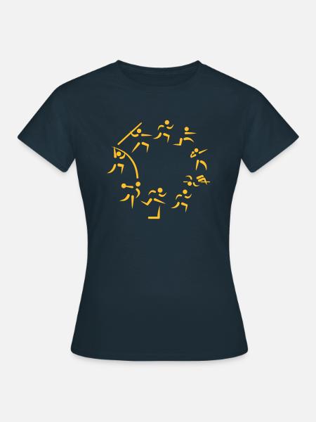 Zehnkampf - Frauen T-Shirt - Navy