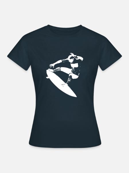 Surf surf surf - T-shirt Femme - marine