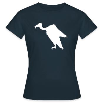 vulture - Women's T-Shirt - navy - Front - AI Model Female 172 dark (172cm)