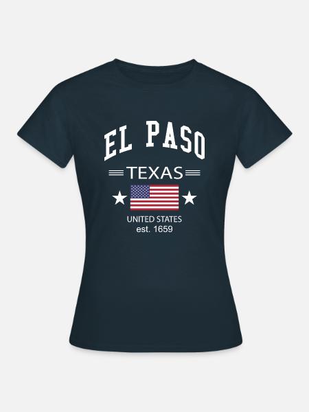 El Paso - Frauen T-Shirt - Navy